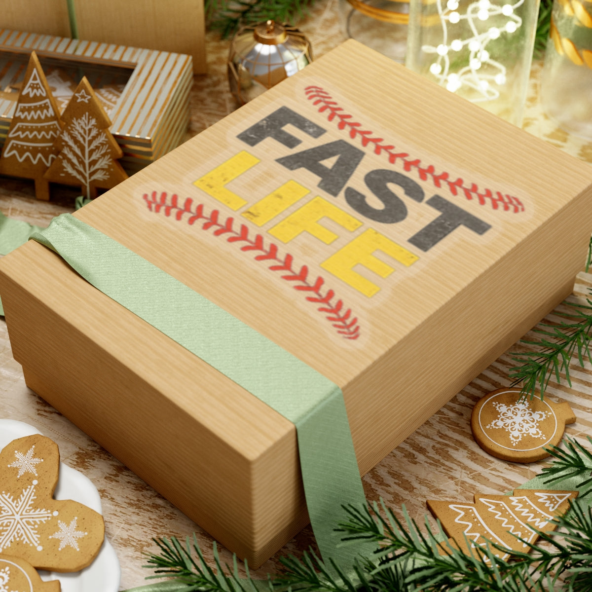 "FAST LIFE" Softball/Baseball Sticker