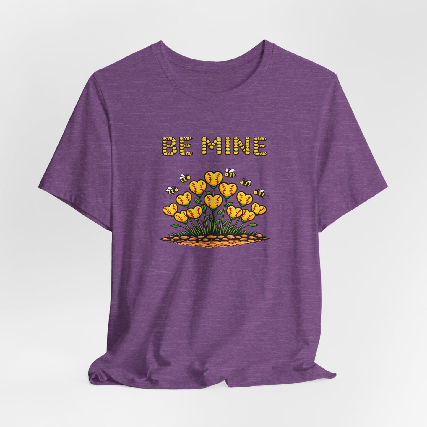 "Be Mine" Softball Valentine's Day T-Shirt