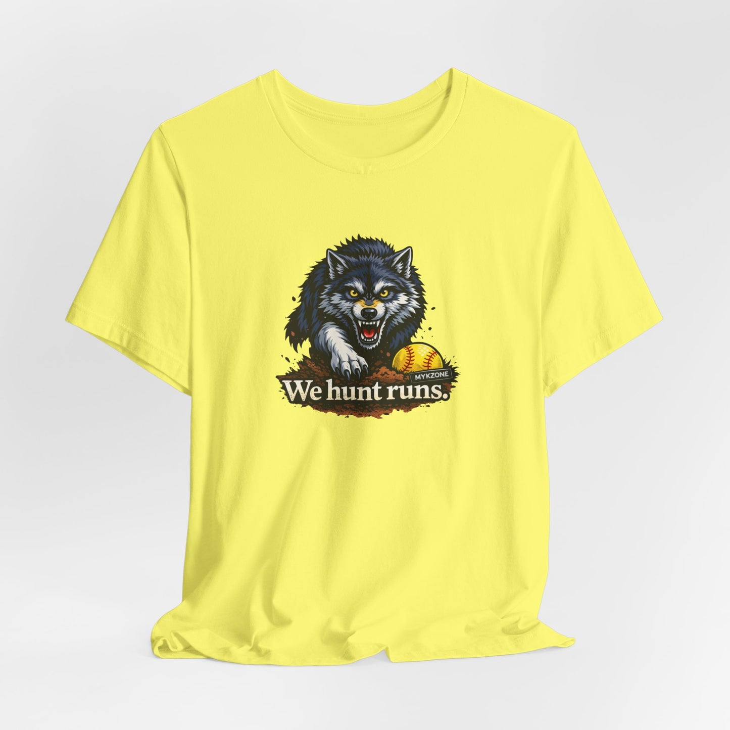 "We hunt runs" Softball T-shirt