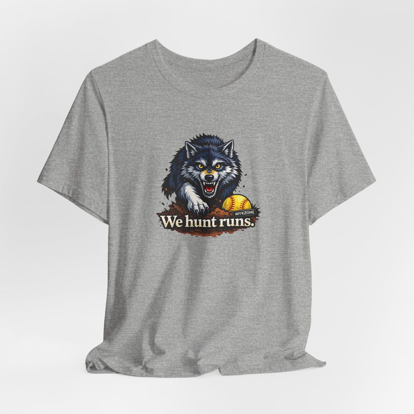 "We hunt runs" Softball T-shirt
