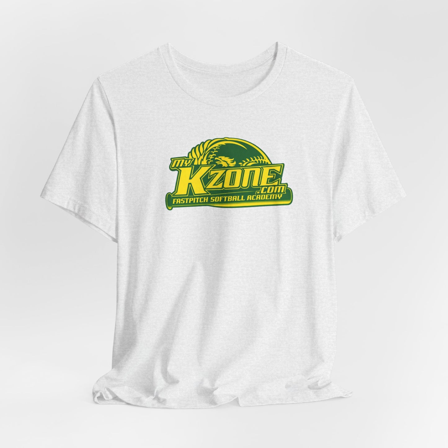 St. Patrick's Day Softball MyKZone Training Facility T-Shirt - American Flag Shamrock Design