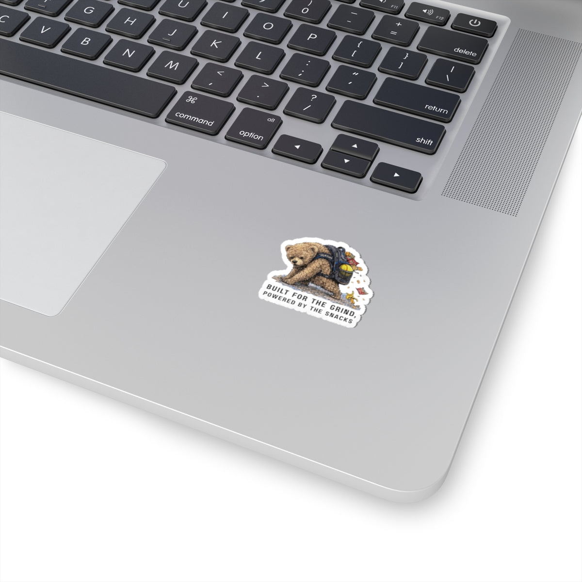 "Built for the Grind, Powered by the Snacks" Softball Sticker