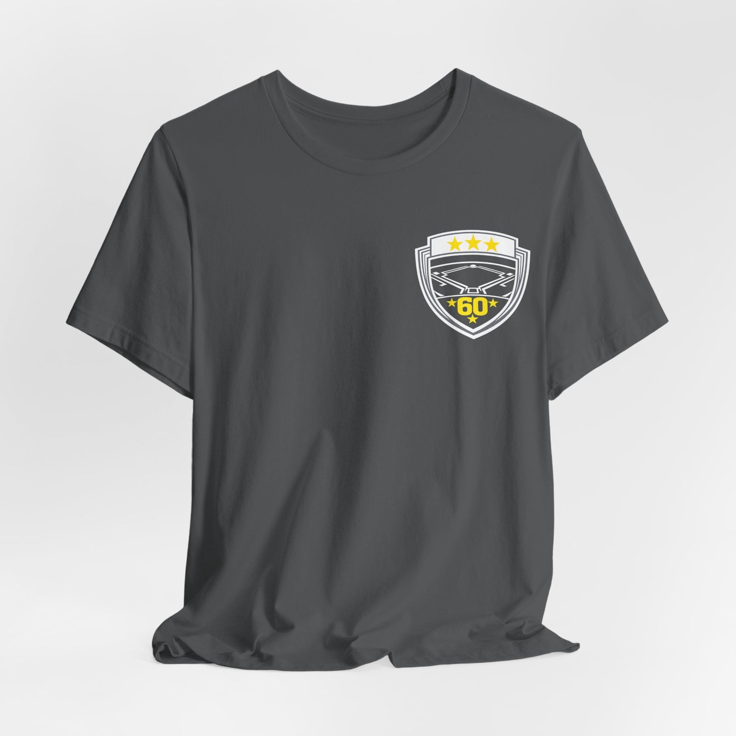 Softball Catcher T-Shirt - "Earn Your 60" - Fastpitch Backstop Warrior Shirt for Players & Coaches