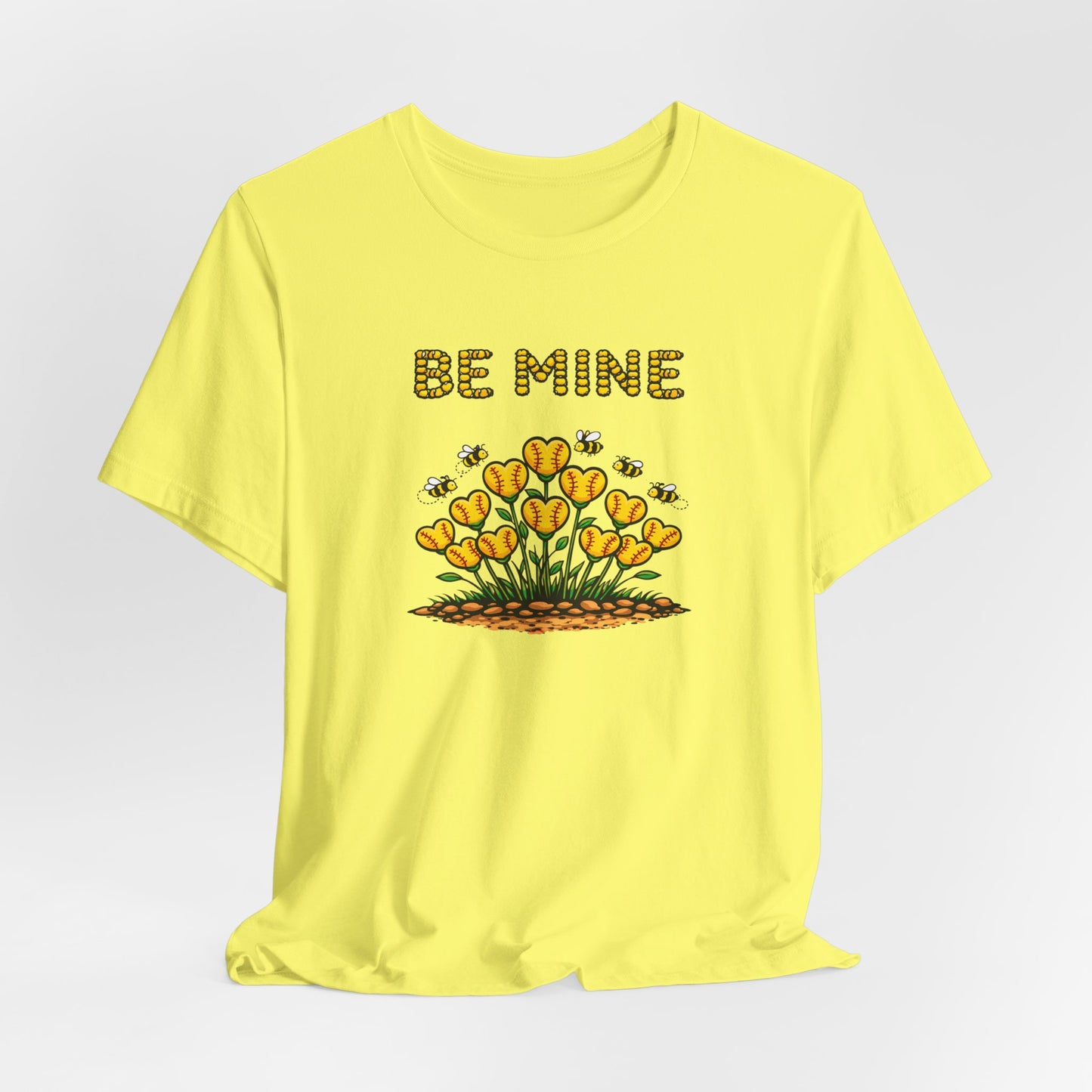 "Be Mine" Softball Valentine's Day T-Shirt