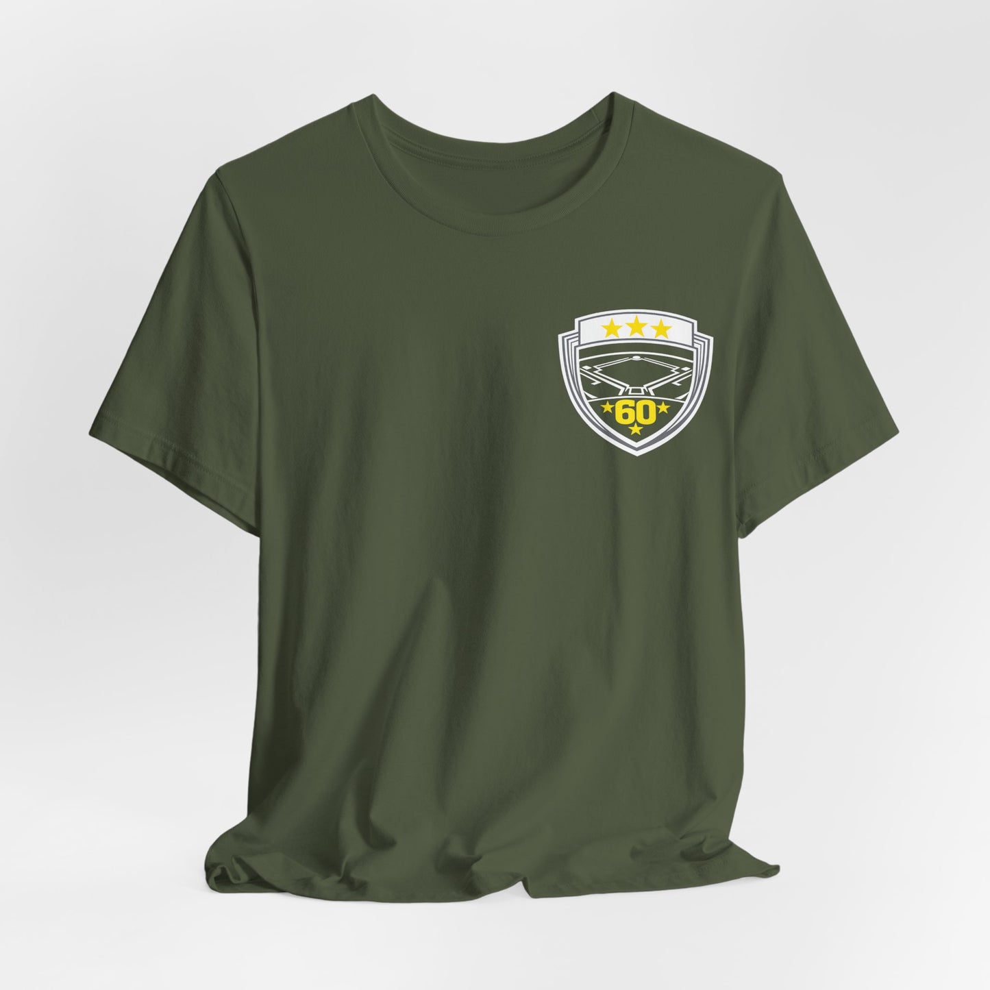 Softball Catcher T-Shirt - "Earn Your 60" - Fastpitch Backstop Warrior Shirt for Players & Coaches