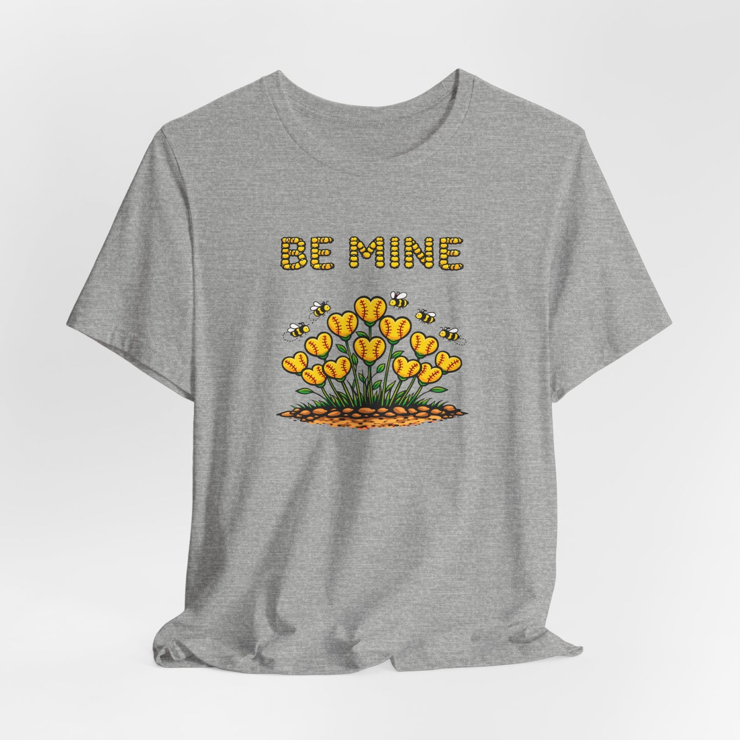 "Be Mine" Softball Valentine's Day T-Shirt