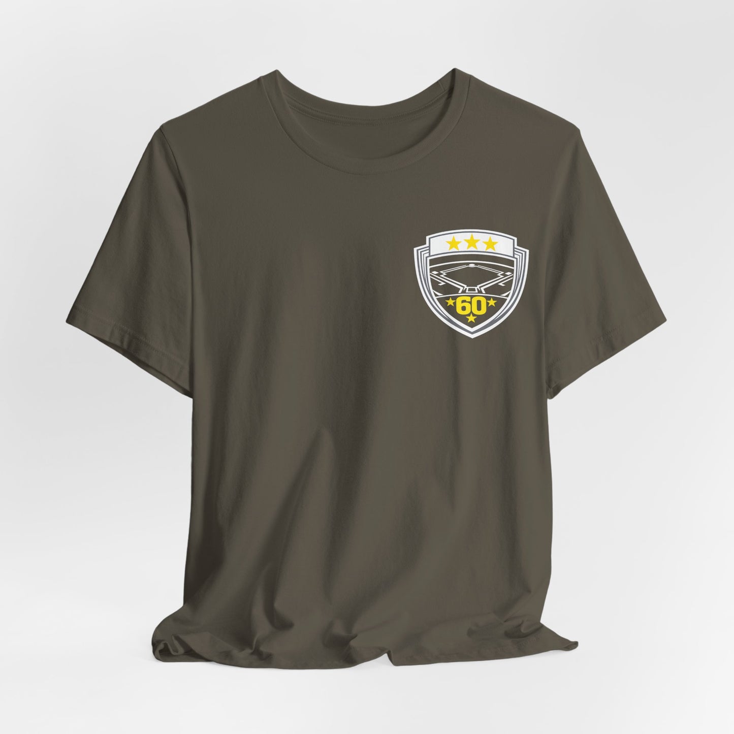 Softball Catcher T-Shirt - "Earn Your 60" - Fastpitch Backstop Warrior Shirt for Players & Coaches