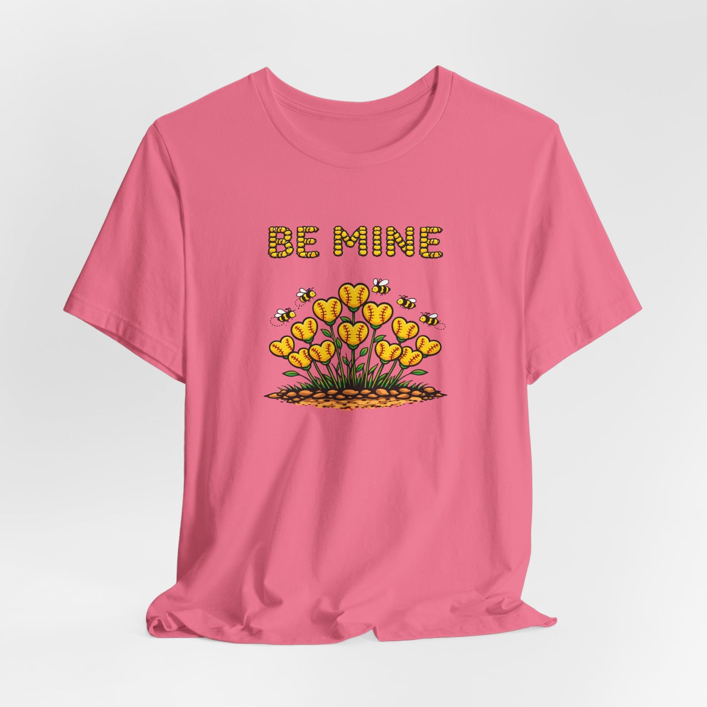 "Be Mine" Softball Valentine's Day T-Shirt