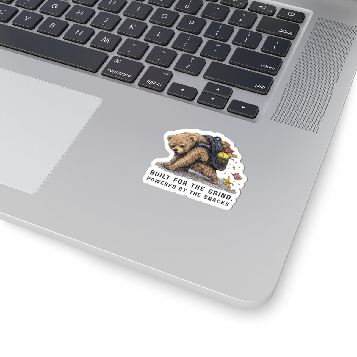 "Built for the Grind, Powered by the Snacks" Softball Sticker